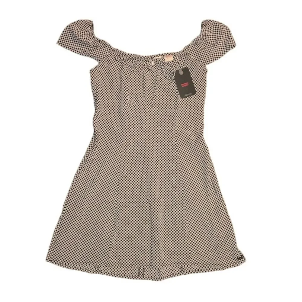 NWT Levi’s Misha Ruffle Sleeve Dress - Picture 2 of 5